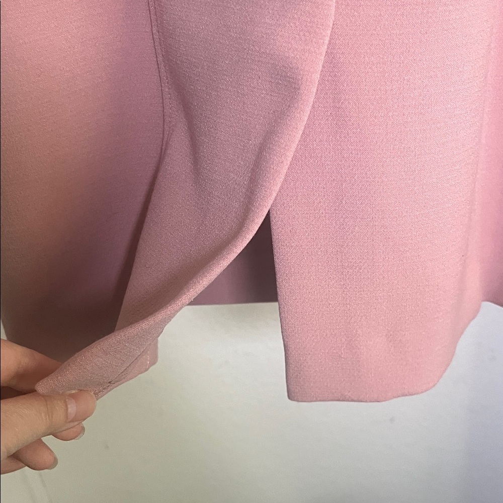 Ann Taylor Petite 2 sleeveless midi dress pink light mauve - Picture 7 of 10